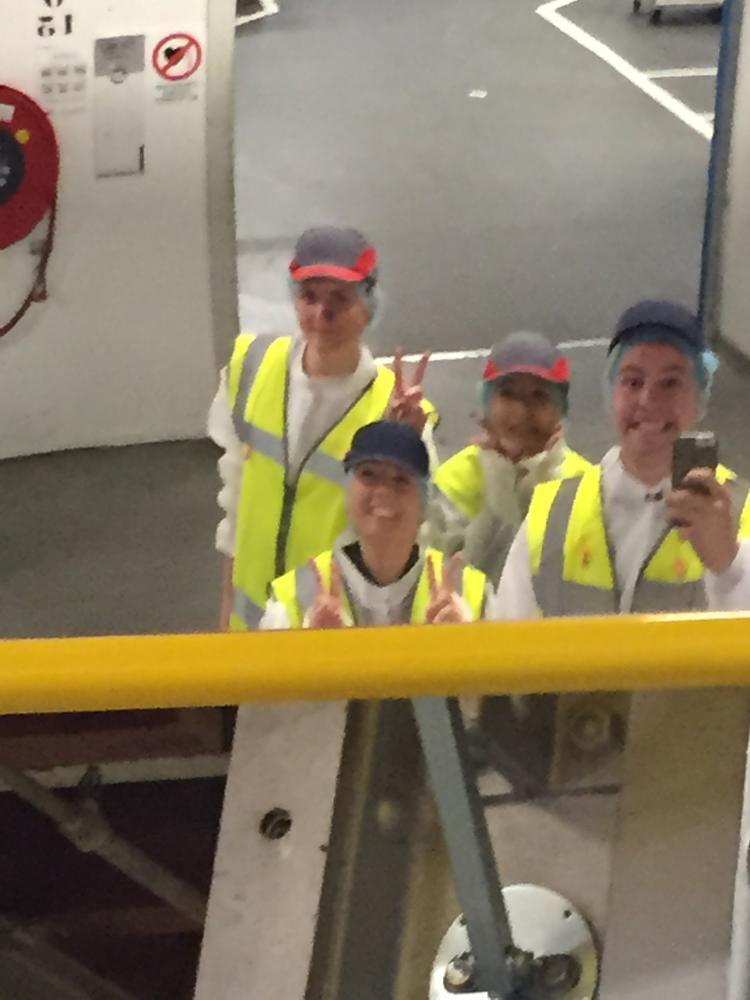 Students at the PepsiCo/Quaker Oats production facility in Rotterdam