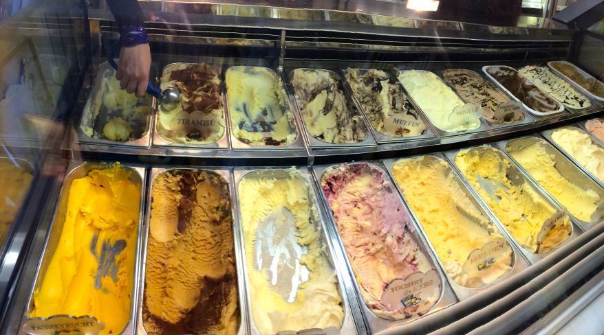 Different types of ice cream