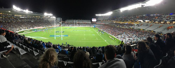 Blues (Auckland) vs. Chiefs (Hamilton) rugby game