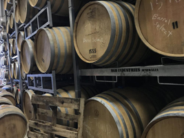 Wine barrels for Turkovich Winery