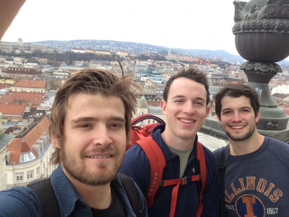 selfie from the highest point in Budapest