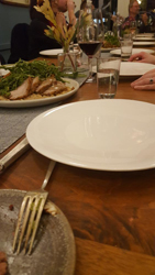 Picture of food on a dinner table