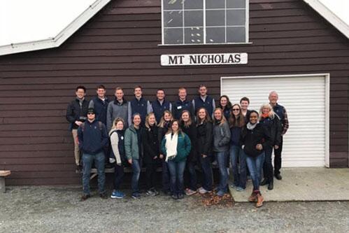 Students at Mt. Nicholas Station