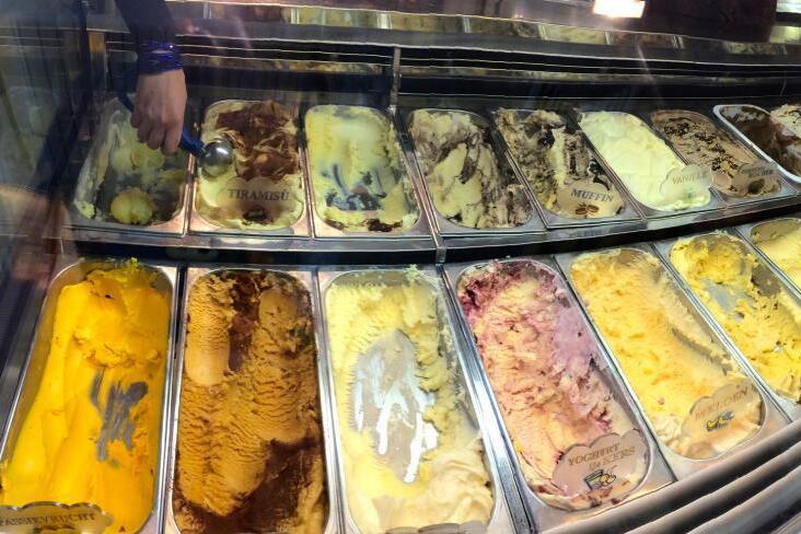 Different types of ice cream