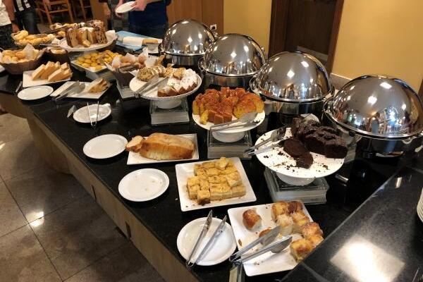 traditional Brazilian breakfast served at Hotel Nadai